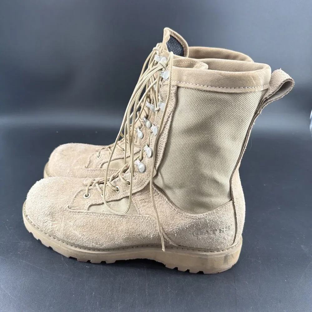 Bates 03-D-0321 GoreTex Vibram 10.5W Desert Military Crew Combat Boots